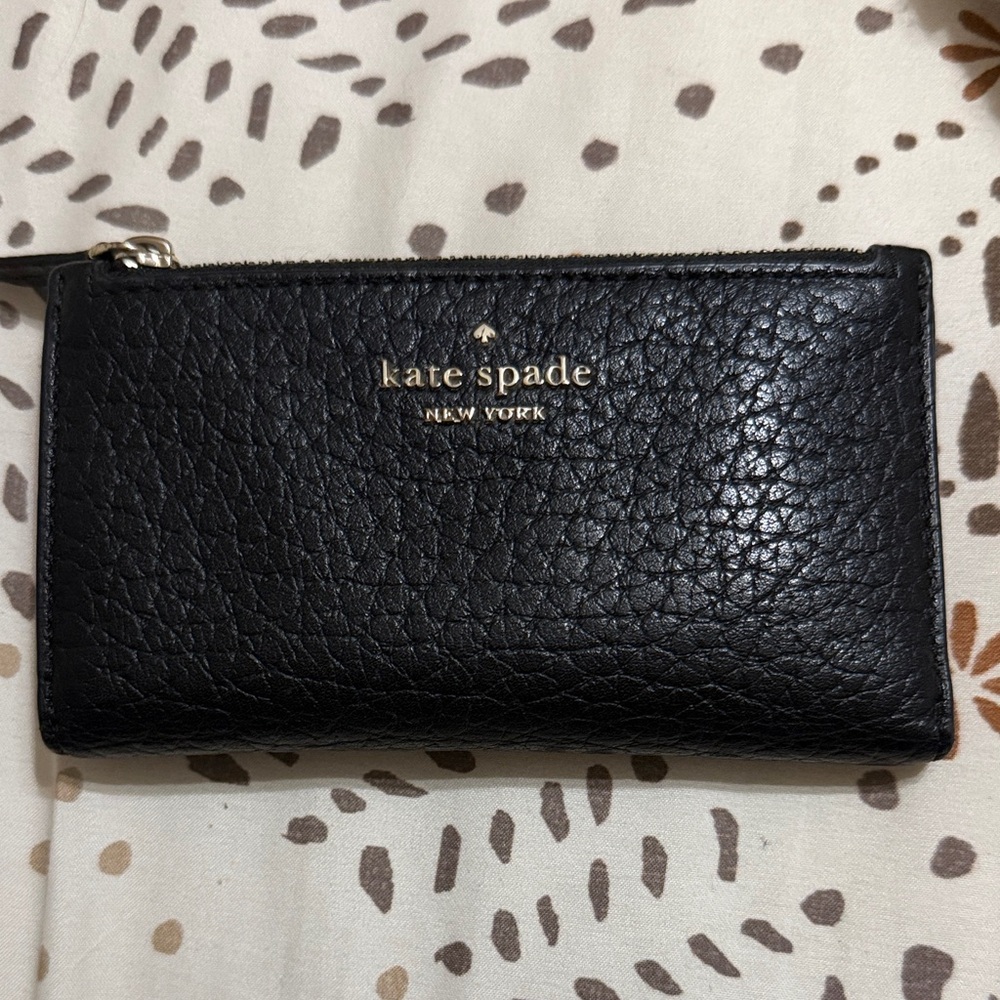 Kate Spade Textured Black Wallet